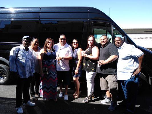 What a beautiful day for a strip tour. Thank you for choosing Luxury Limousine!!