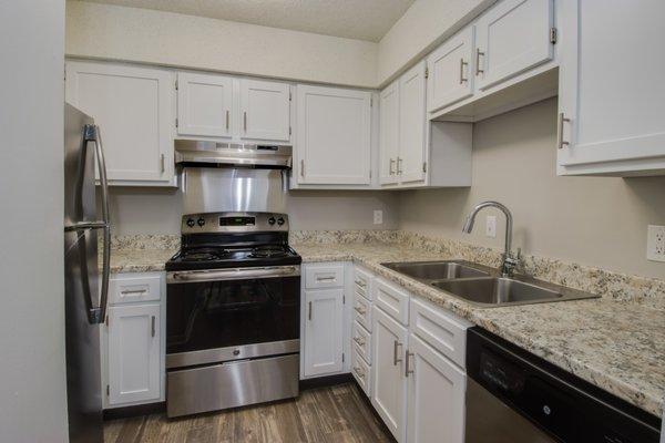 Renovated kitchens w/ stainless