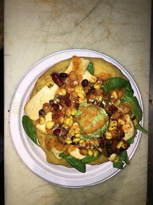 Vegan tofu fry bread