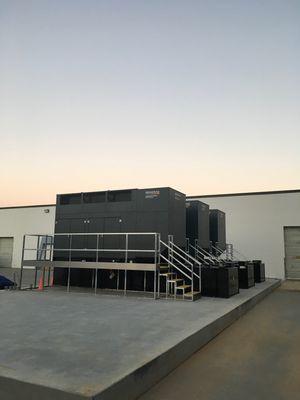 Industrial and commercial generator Installation