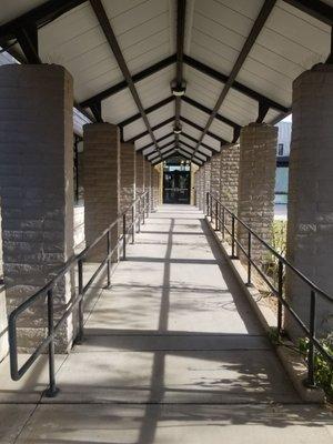 Walkway to entrance