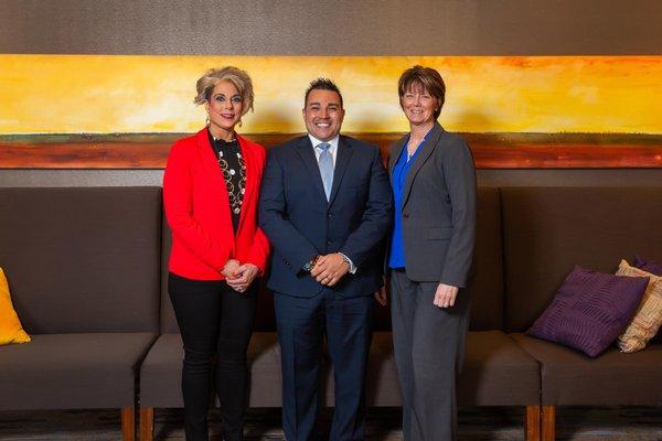 Administrators for all LakePoint communities (L-R: Charlotte Claar, Augusta | Alejandro Nieto, Wichita | Christie Underwood, El Dorado)