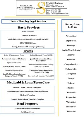 Estate Planning Services - Starkey Law, LLC