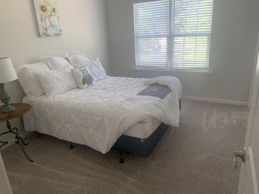 Bedroom carpet cleaning