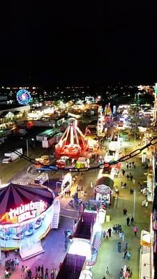 Peak of the ferris wheel