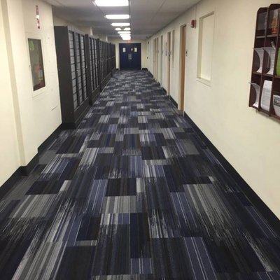 Hall carpeting for Mercy College in Dobbs Ferry, NY.