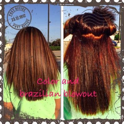 Color and brazilian blowout