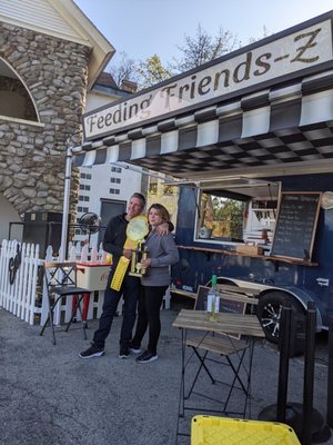 Winning best Mac n Cheese in the Hudson Valley! 
Voted by the public!