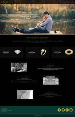 Jewelry Store Website Design