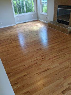 Absolutely stunning results with the hardwood floor installation and we couldn't be happier with the tremendous job Dave did!