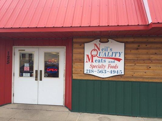 Neil's Quality Meats is a must stop, some of the best specialty sausages, along with a wide variety of other meats, in the NW MN area.