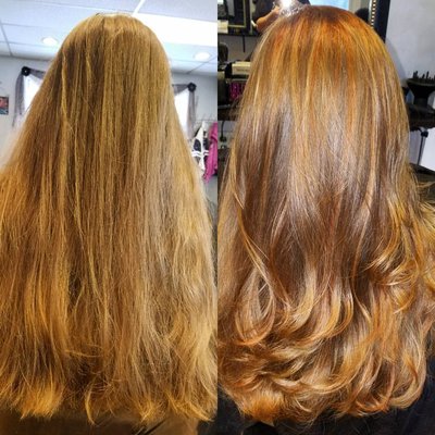 Before and after FOIL highlight