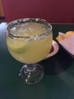 Large lime margarita