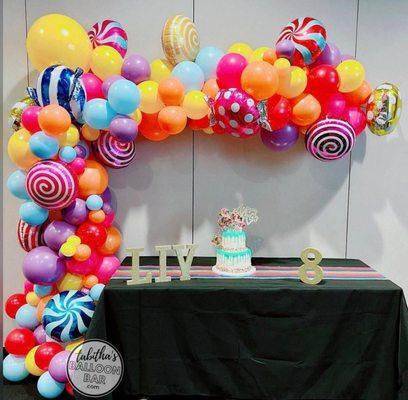 Candy Balloon Garland