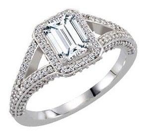 Split Shank Engagement Ring