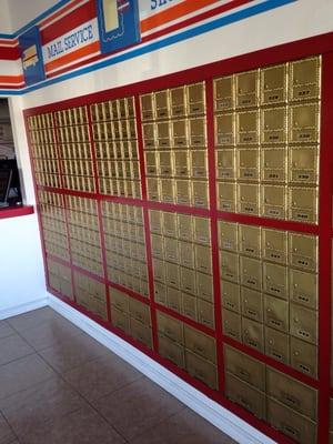 The mail boxes