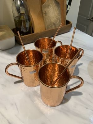 Copper mugs for $5 each! Googled it and 4 of them retail for $50!