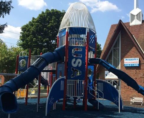 Rocket Ship Themed Playgrounds