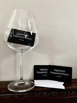 Gift Cards available for purchase in the tasting room!