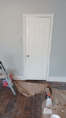 Painted walls anf doors