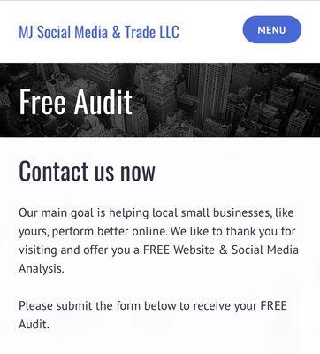 Get your FREE Audit Today