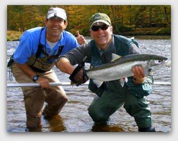 salmon river guide fishing steelhead Pulaski ny. https://www.yankeeangler.com/salmon-river-fishing-report/