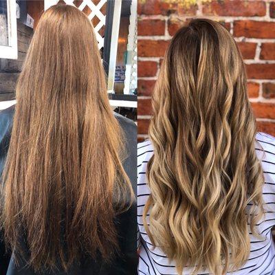 Before & After Balayage