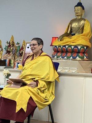 Our Resident Teacher, Buddhist Nun kelsang Jangchen