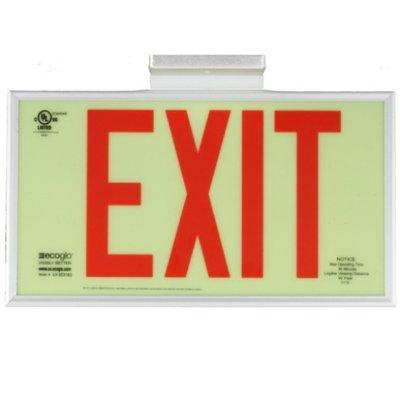 EX-Standard Photoluminescent Exit Sign