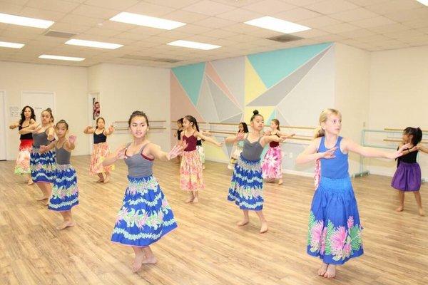 Hula lessons every Saturday