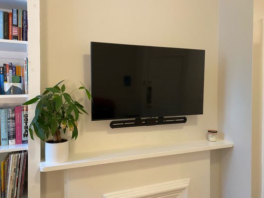 Tv mounting