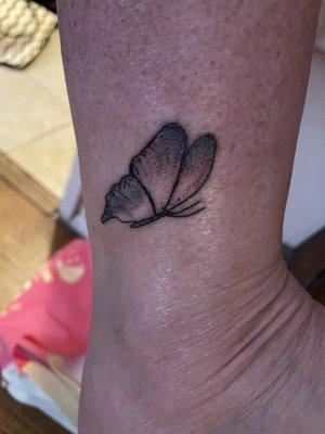 Freehand butterfly