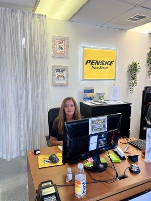 Michele ready to check out your rental with a smile! 954.904.2198