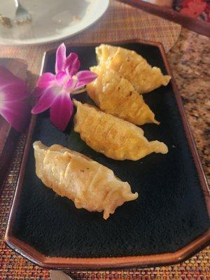 Kona Lobster and Kahuku Shrimp Gyoza