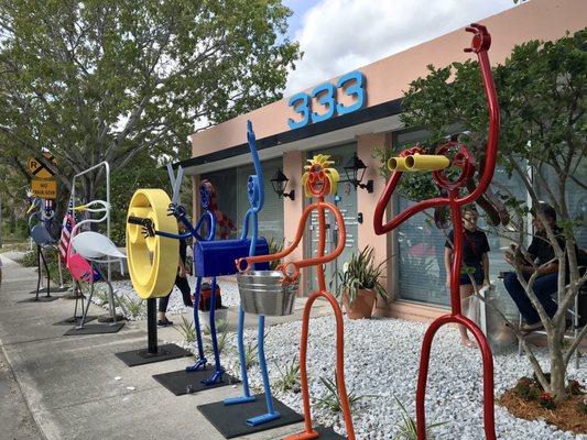 Tube Dudes at Delray Beach Art Fair