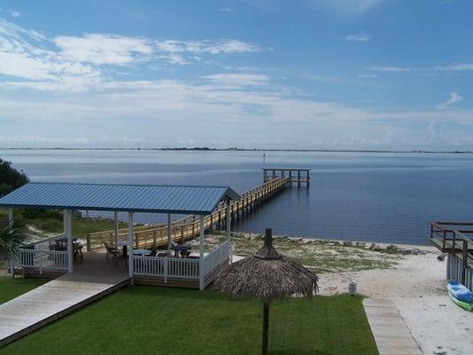 Our private pier.