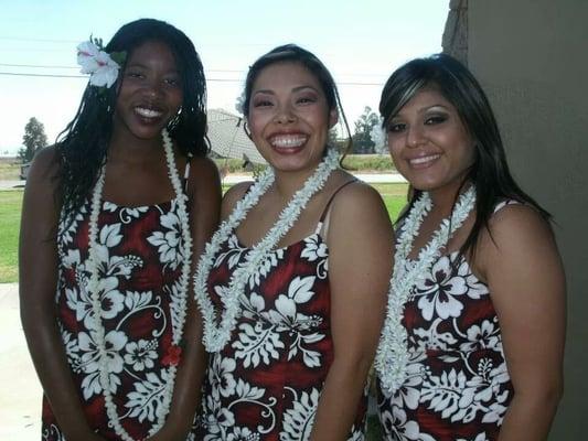 Hula and Tahitian students