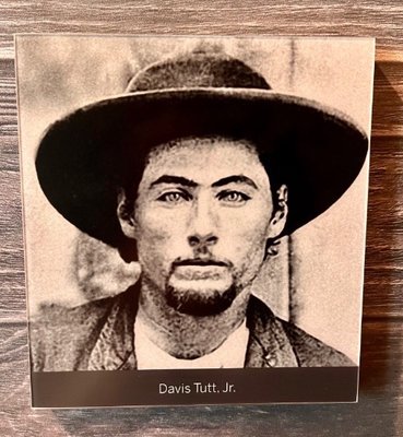 Beautiful Davis Tutt, that mean Wild Bill Hickok shot and killed.  No worries - karma caught up with mean Bill just a few years later.