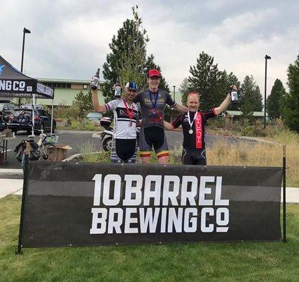 Fulcrum Properties Group Bike Team Taking First at 10 barrel brewing criterium state championships!