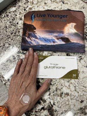 Lifewave Glutathione patches.