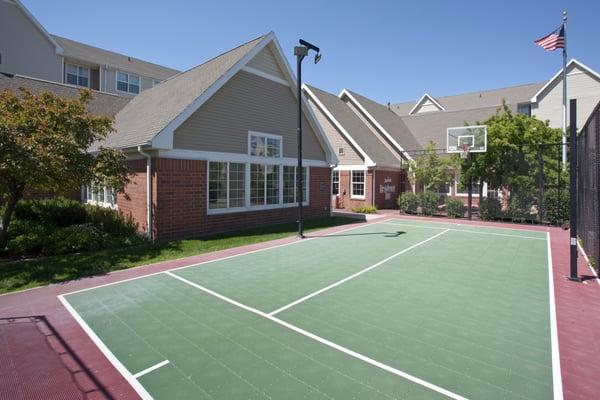 Take advantage of our outdoor multi-use Sport Court.