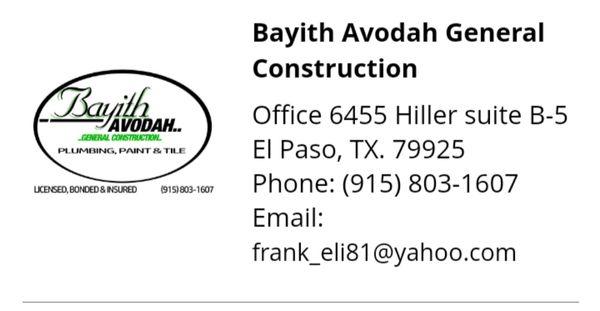 Bayith Avodah General Construction