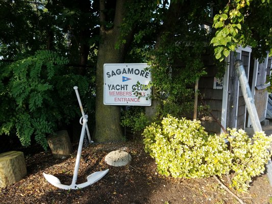 Entrance signage