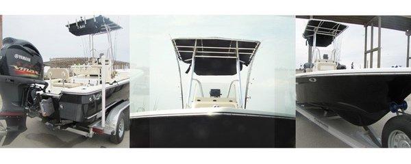 You will fish in style in a Blackjack bay boat