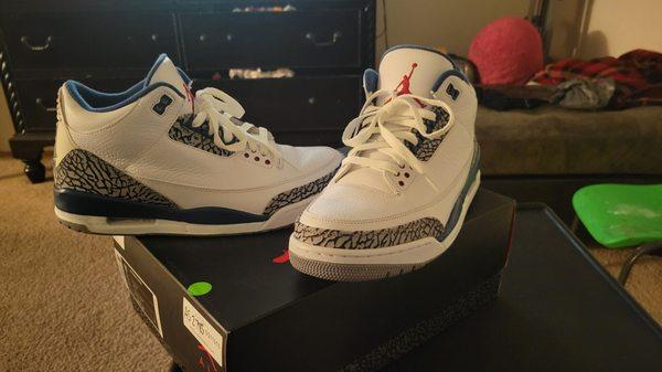 My Jordan 3's "True Blues"