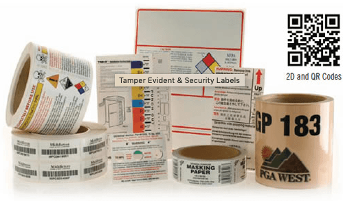 Labels West has a full line of tamper-evident security label products.