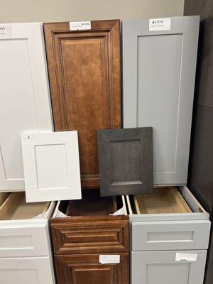 Wall and base cabinets