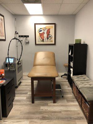 Laser treatment room