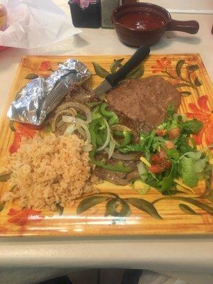 Steak Ranchero without hot sauce