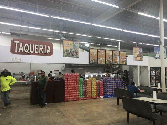 Taqueria with seating